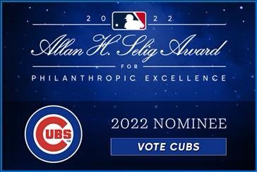 Amundsen_HS's tweet photo. Cubs Charities is a finalist for MLB’s prestigious 2022 Allan H. Selig Award for Philanthropic Excellence and efforts made in our community through the Cubs Scholars, RBI Scholars, and CASE programs. Help Cubs Charities by voting here! https://t.co/cKUr6SKDnl @AHSvikingathle1 https://t.co/JoMnwXDPp4