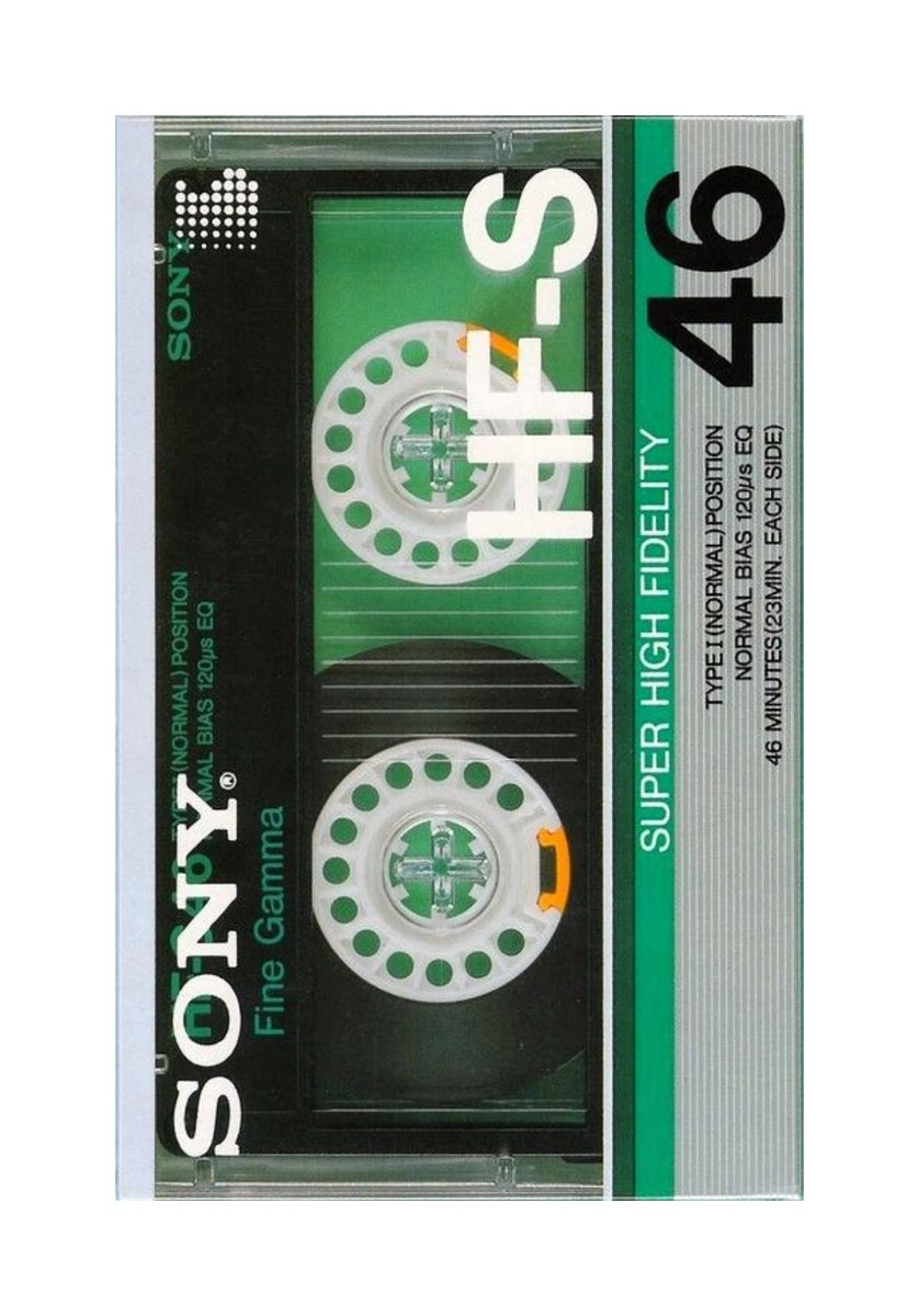 The aesthetic of the 80s Sony cassette experience was something special.