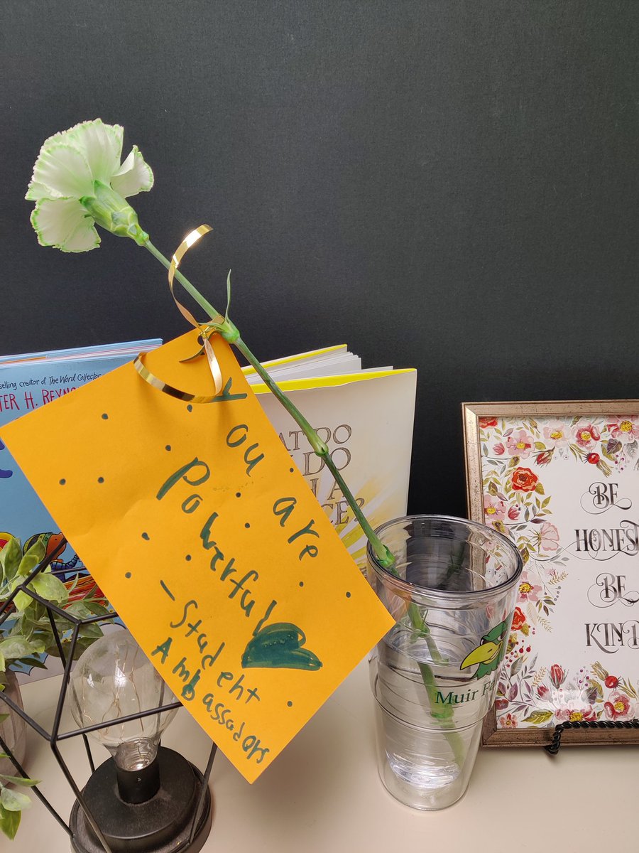 Stephanie Cahoj (@stephcahoj_d54) on Twitter photo What a way to brighten our day! Thank you, <a href="/Muir_Elementary/">Muir Elementary</a> Student Ambassadors for the encouraging note and flower to celebrate #kindness week! #MuirMoments <a href="/MsKathrein/">Brynn Kathrein</a> @MissBallMuir What a way to brighten our day! Thank you, <a href="/Muir_Elementary/">Muir Elementary</a> Student Ambassadors for the encouraging note and flower to celebrate #kindness week! #MuirMoments <a href="/MsKathrein/">Brynn Kathrein</a> @MissBallMuir