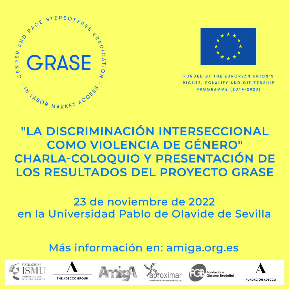 Asociación AMIGA (@asocamiga) on Twitter photo Dentro de los actos de la Universidad <a href="/pablodeolavide/">Pablo de Olavide</a> para conmemorar el Día Internacional contra la Violencia contra las #Mujeres, la Oficina para la #Igualdad y la Asociación AMIGA, te invitamos a la charla-coloquio “La #discriminación interseccional como violencia de #género”. Dentro de los actos de la Universidad <a href="/pablodeolavide/">Pablo de Olavide</a> para conmemorar el Día Internacional contra la Violencia contra las #Mujeres, la Oficina para la #Igualdad y la Asociación AMIGA, te invitamos a la charla-coloquio “La #discriminación interseccional como violencia de #género”.