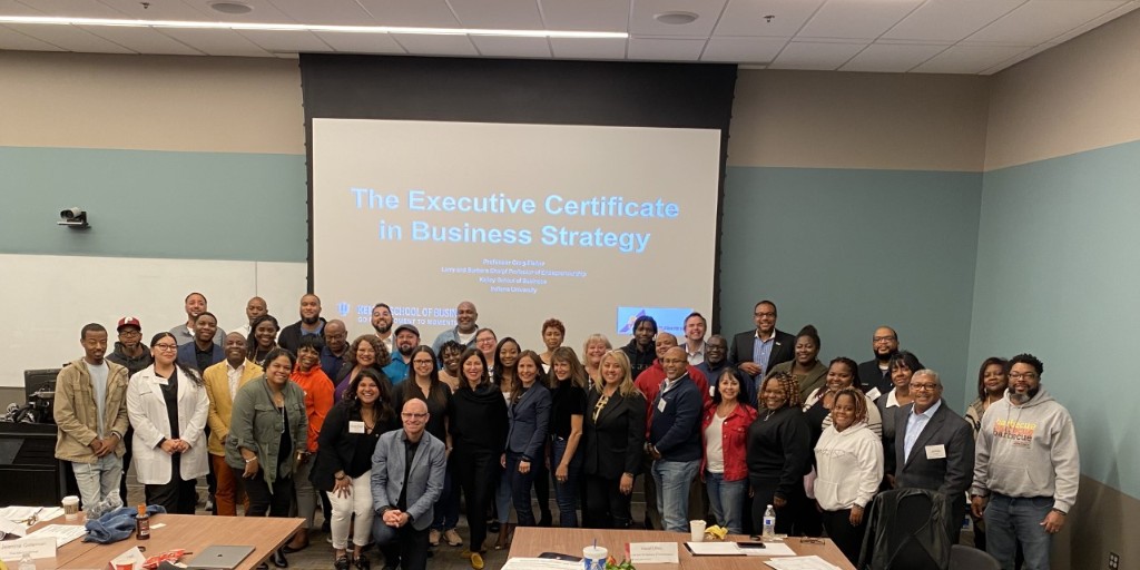 Last month, BOI, <a href="/indy_bcc/">IndyBCC</a>, <a href="/KelleySchool/">Indiana University Kelley School of Business</a>, and <a href="/MidStatesMSDC/">MidStates</a> celebrated 65 graduates of Enterprise Corps, a business accelerator designed to scale enterprises and entrepreneurs! 

Think you could benefit from this program? Contact our team today: ow.ly/AJzM50LFf9h