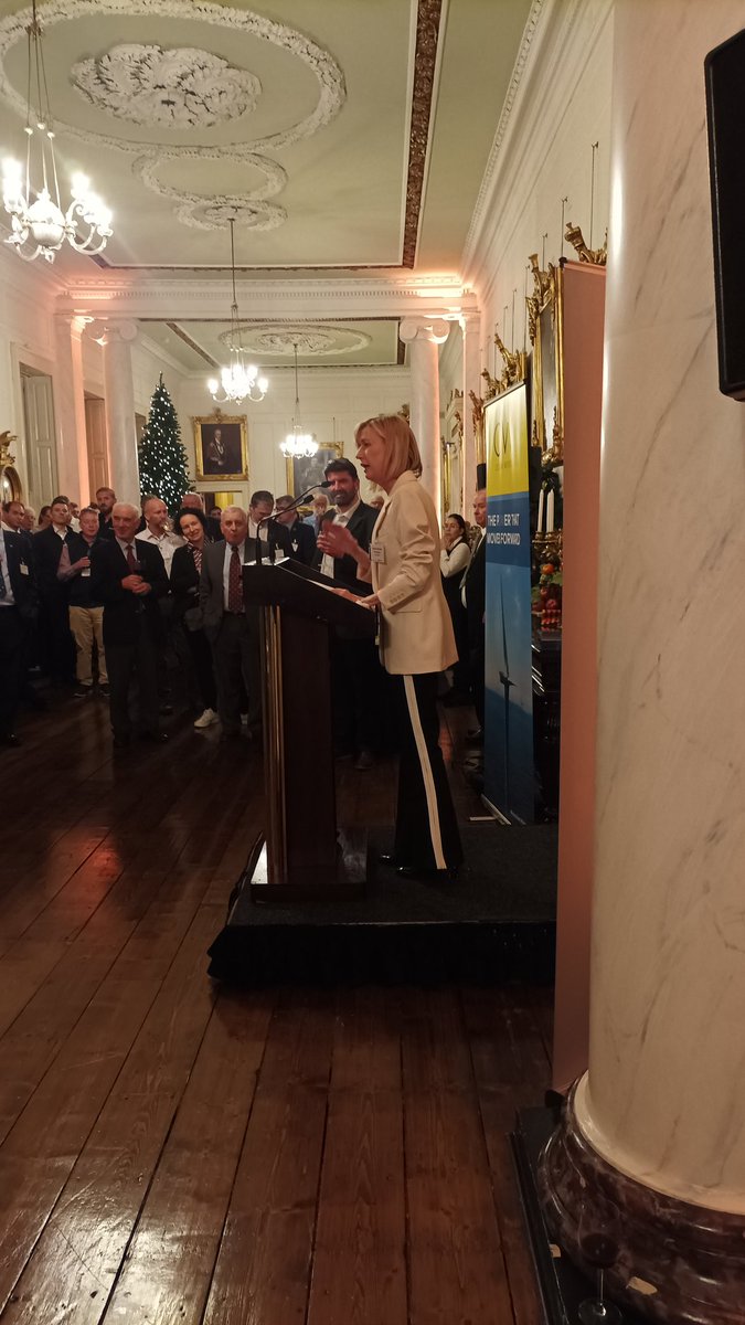 DsmSally's tweet photo. End of day one with @IrishLights Navigating to 2050 and a lovely reception in @dublincastleopw with thanks to Ocean Winds. #NavigatingTo2050 https://t.co/IhbKg4XL8P