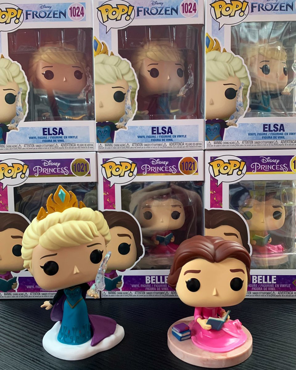 MundostarsES's tweet photo. Ya disponibles los #FunkoPops de estas dos Princesas #Disney 💖

🔹Bella, la princesa que nos enseñó que la belleza está en el interior 🌹
🔹Elsa, la reina del hielo y la nieve ❄️

https://t.co/klisopLDCE

#christmastime #funko #frozen #disney #disneyprincess #beautyandthebeast https://t.co/O0MUAKgXSC
