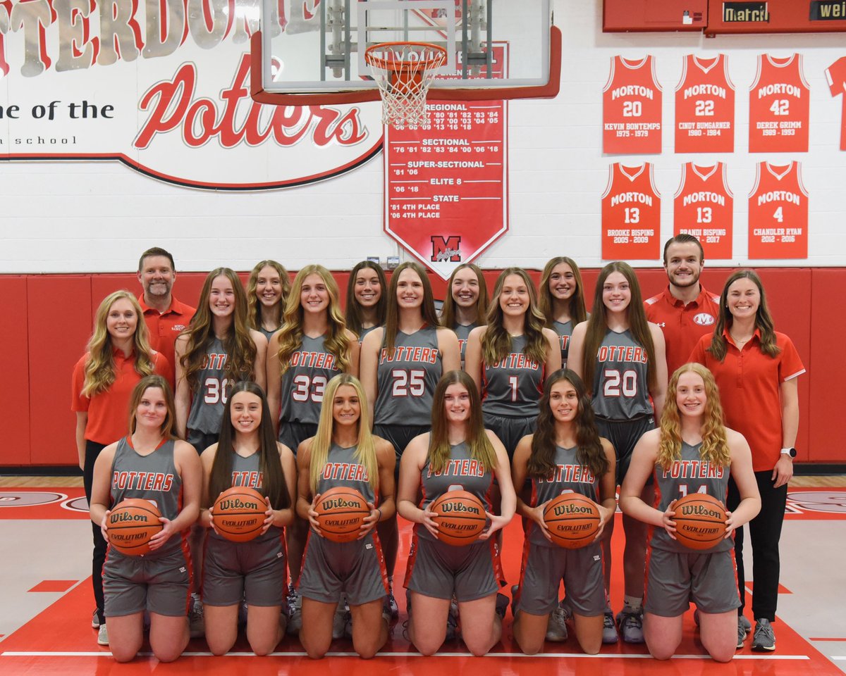 mattmutmed's tweet photo. Your 2022-23 @LadyPottersHoop 🏀🏀🏀🏀   📸 by Don Pyles https://t.co/RebhnDhNSS
