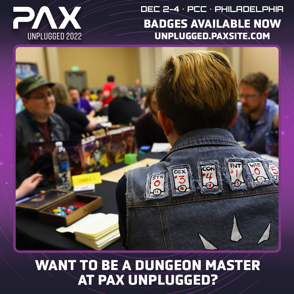 Have you ever wanted to host a game of D&amp;D at #PAXUnplugged? <a href="/baldmangames/">Baldman Games</a> is accepting applications for DMs to run sessions at the show! Meet new players and be some of the first to experience Dragonlance. Learn more at baldmangames.com/paxu/