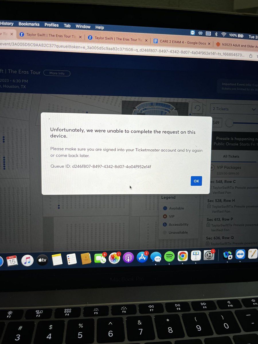 electraheartss's tweet photo. @Ticketmaster is anyone having this issue??! how do u fix this 😭😭😭😭 https://t.co/6LUkQ95XlO