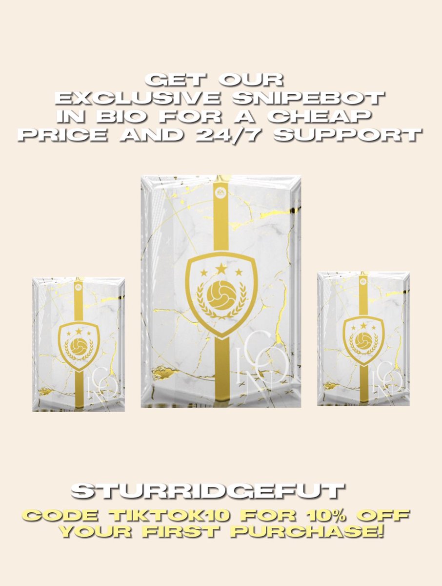 sturridgeFifa's tweet photo. Our Snipebot is officially here! Dm me for a discount code you can buy link in bio! https://t.co/ds1A6Ox1nH