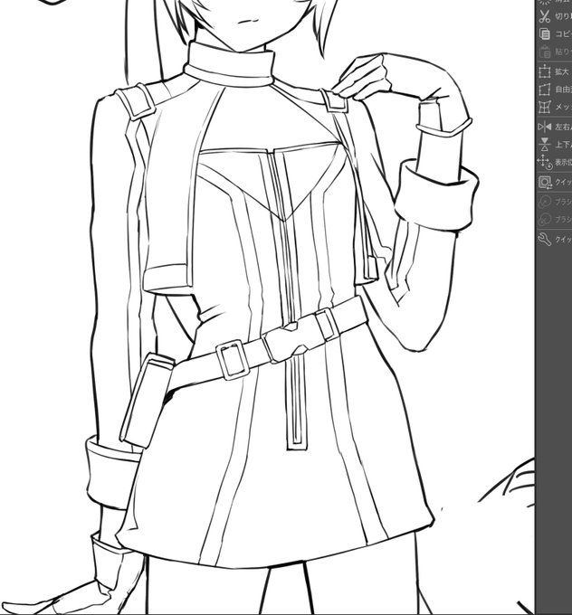 Skeb WIP
ラフ終わって線画に入ってます
全部で15ページくらいかな… 