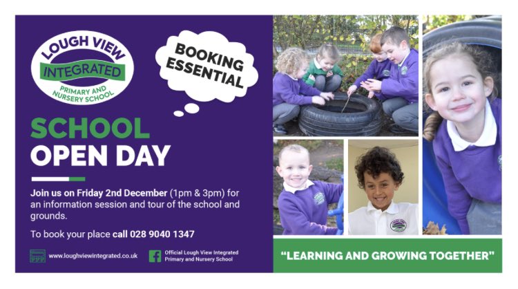 Come along to our Open Day and see what Lough View is all about.