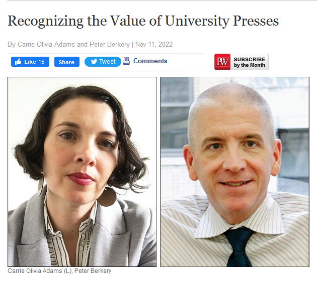 FordhamPress's tweet photo. Publishing with love? We agree! | Recognizing the Value of University Presses @PublishersWkly @BookPeople @bookculture @SeminaryCoop @aupresses @FNachbaur @Kateonich #NextUP #ReadUP https://t.co/b4a00DzLrj https://t.co/9azcFJhruj
