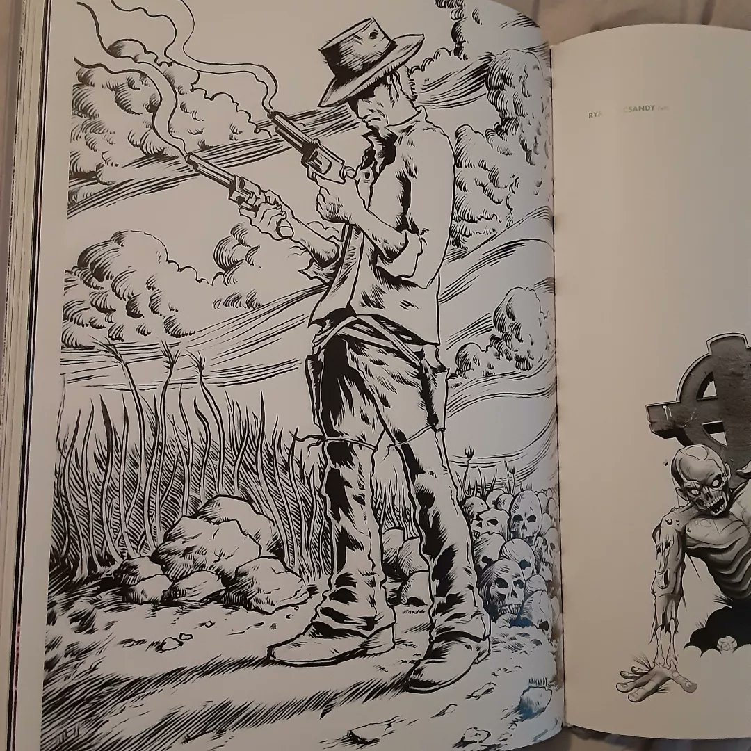 kacsandy5's tweet image. Truly honored to be included in this tribute book for Bernie Wrightson. @PrintedinBlood @ForgeMonster #berniewrightson