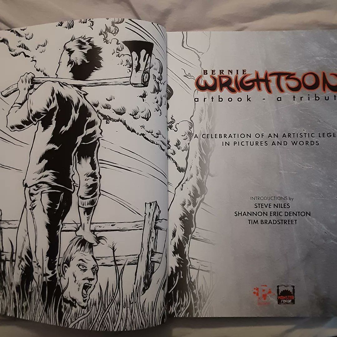 kacsandy5's tweet image. Truly honored to be included in this tribute book for Bernie Wrightson. @PrintedinBlood @ForgeMonster #berniewrightson