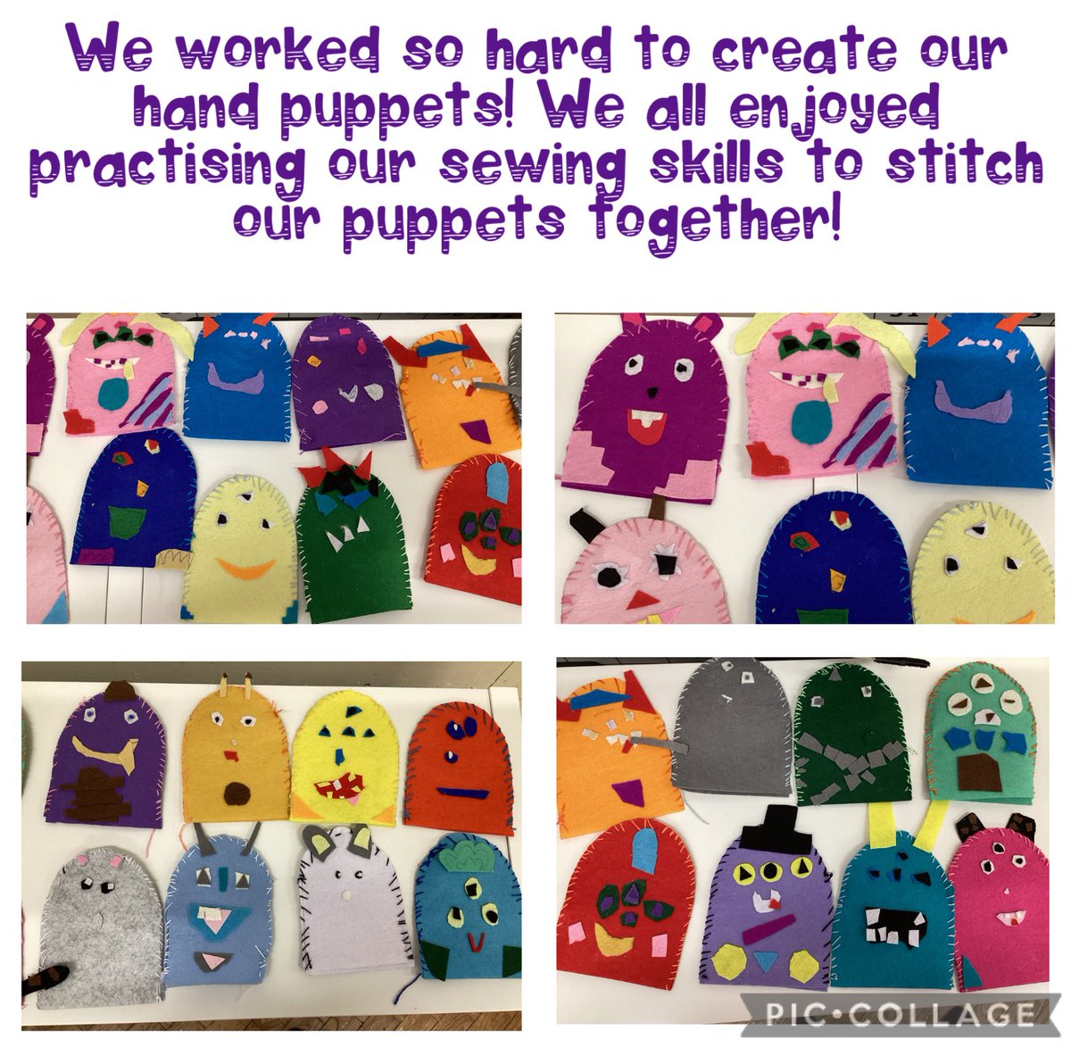 PlasPORFFOR's tweet photo. ⁦@PlasPORFFOR⁩ have been busy creating monster hand puppets, inspired by the book ‘The Barnabus Project’. We are so pleased with the final results! 😁 What do you think ⁦@opifan64⁩ ? ⁦@PlasnewyddPS⁩ https://t.co/F11XZ4DzA7
