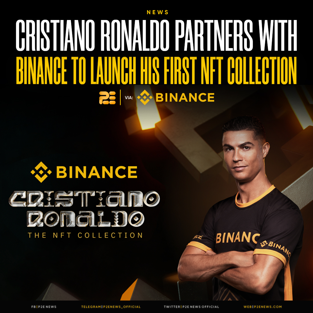 P2ENewsOfficial's tweet photo. The #CR7 NFT collection will be available exclusively on #BinanceNFT and will be the first in a series of drops featuring football star @Cristiano 

FULL DETAILS: https://t.co/1O6B204gkd
#Binance $BNB https://t.co/ySgqBlcx6d