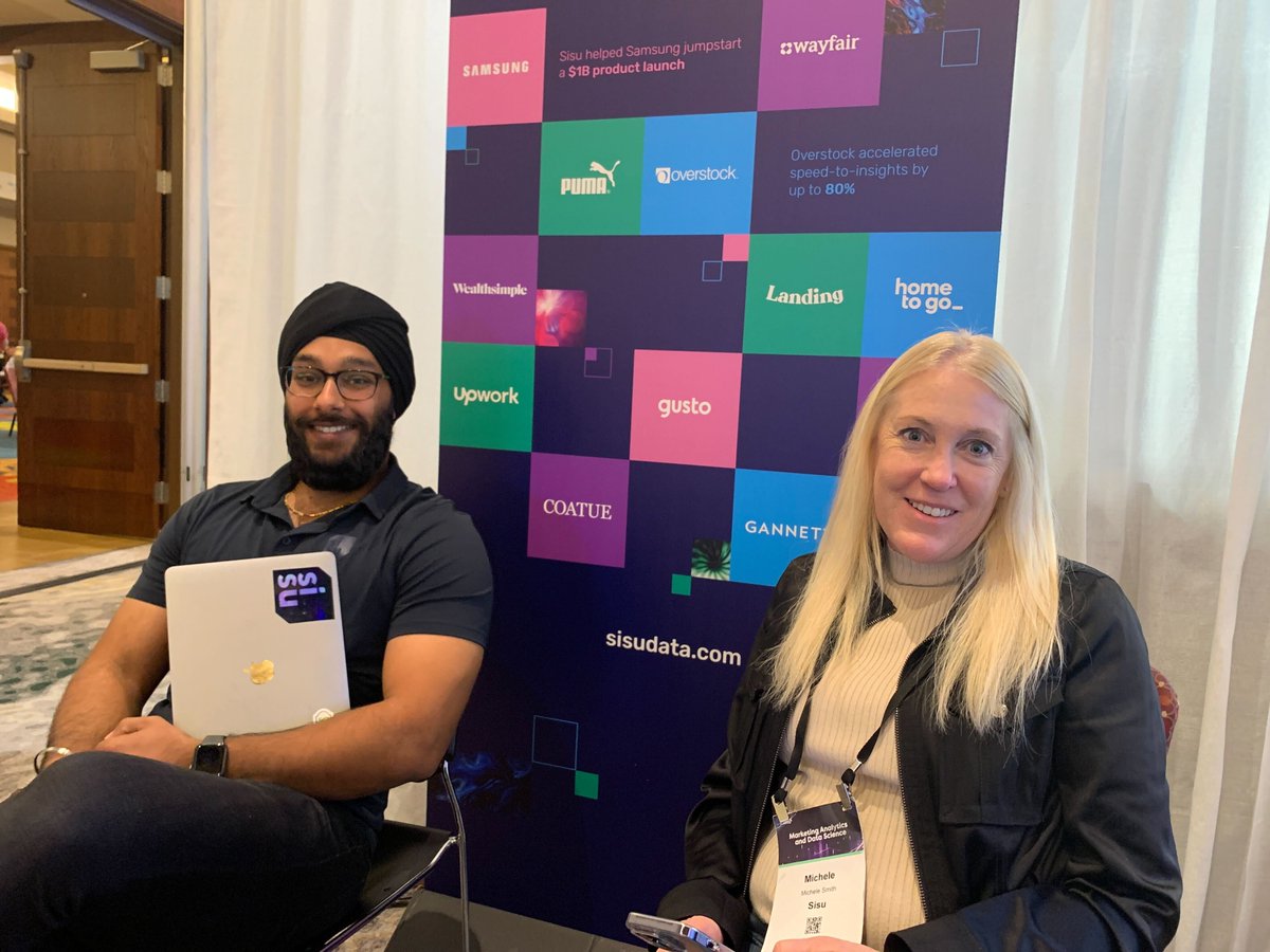 We're having a blast at Day 2 of the Marketing Analytics &amp; Data Science conference!

Today, Anmol Singh took the stage to discuss how to transform organizational outcomes with decision intelligence💥 

If you're at #MADSCONF this week, stop by table #301 to say hi!👋