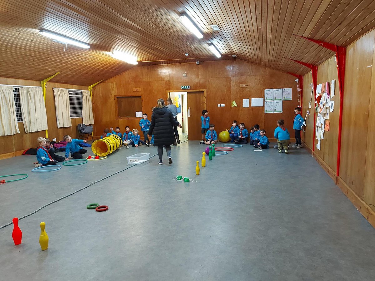 Beavers had fun working as a team completing the obstacle course set up by Jacqueline and Alfie. Also taking part in the Pudsey snake trail, organised by Fiona.