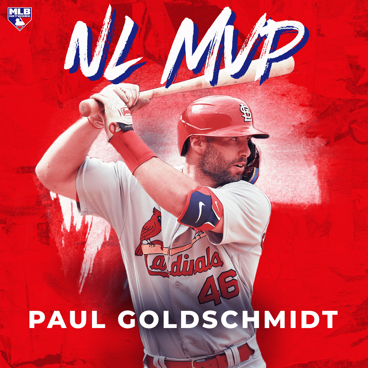 MLB Network on X: Goldy takes home the hardware! Paul Goldschmidt