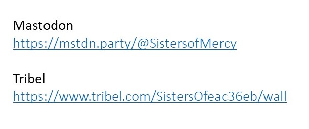 Sisters of Mercy tweet media