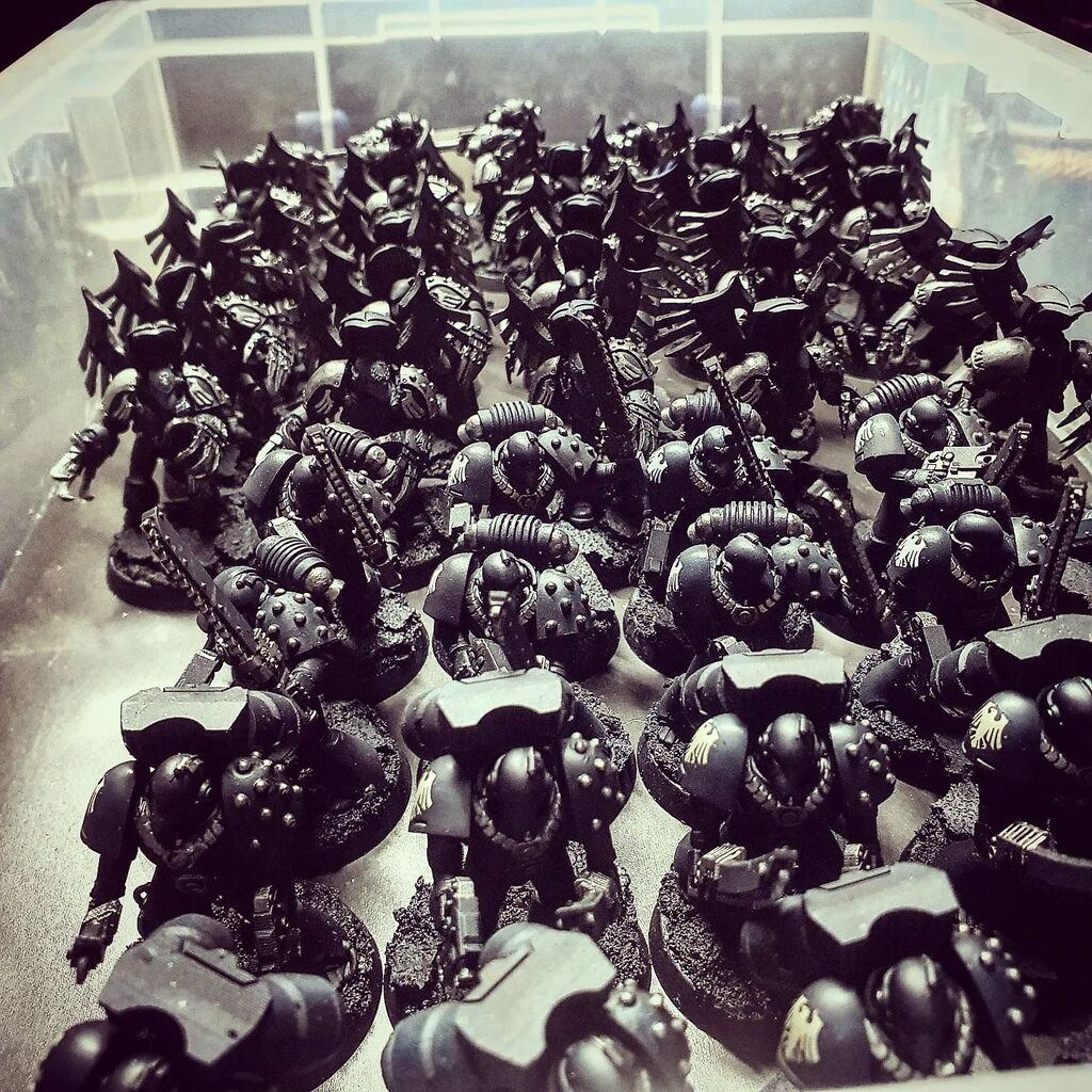 w3nsucks's tweet photo. Most of my hobby time over the last week has been spent painting silver on all my Heresy models....there has been a lot of silver. #miniaturepainting #warhammer30k #warhammer30kpainting #warhammer40k #imperium #loyalist #ravenguard #corax #victoryautmort… https://t.co/rSrmttZ9JI https://t.co/d4TNAhGLWJ