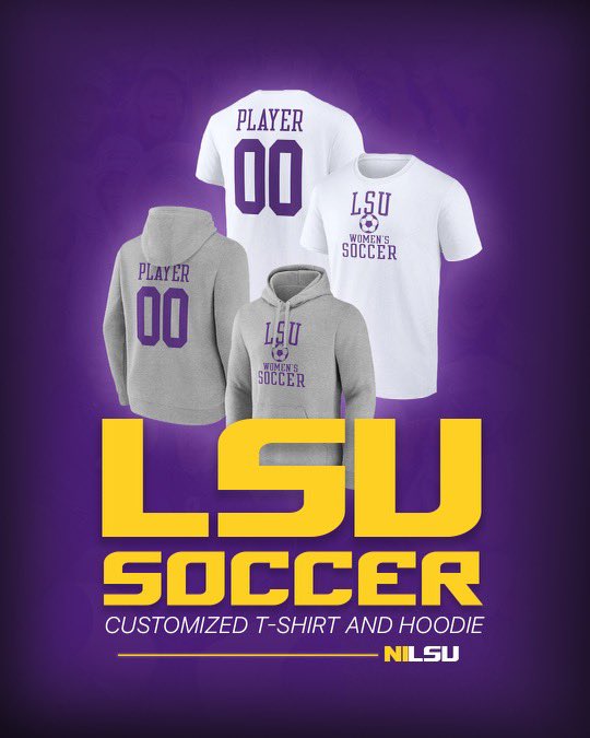 Geaux Get It (your gear) 😎

▪️lsul.su/SoccerTee
▪️lsul.su/SoccerHoodie

#GeauxTigers