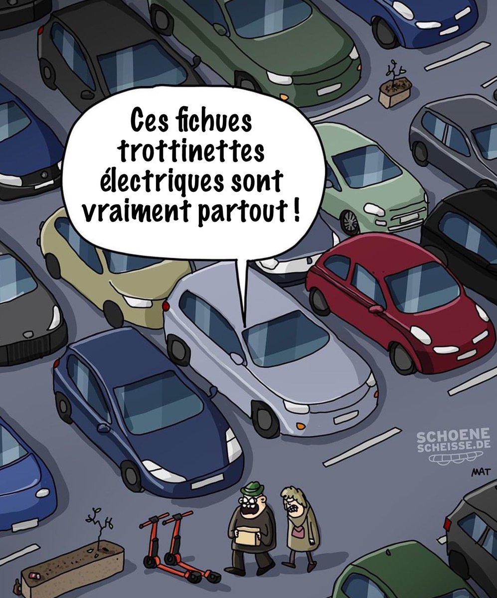 ActifTrafic's tweet photo. Car blindness = aveuglement aux voitures. 

On a tellement été accoutumés à en voir partout… qu’on ne les voit plus. Et on voit le problème ailleurs. 

🛴 https://t.co/XscQpYQ7Yx