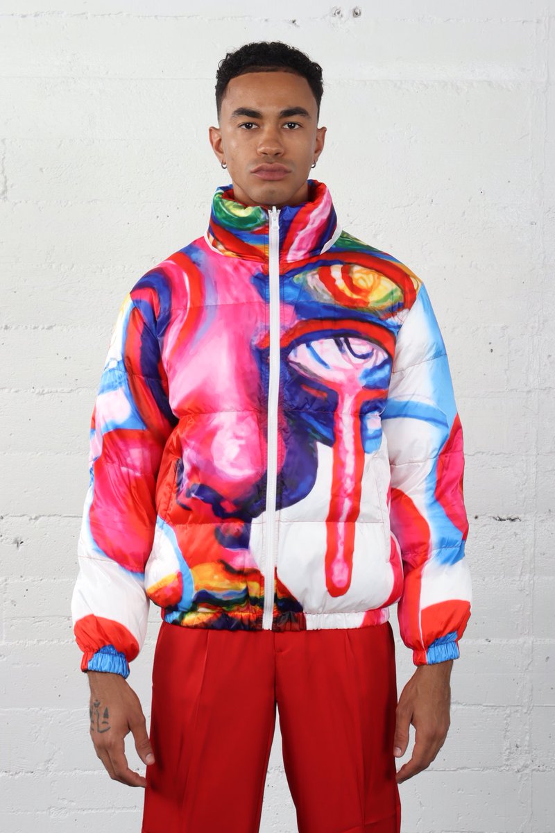 MCINTYREONLINE's tweet photo. Malik McIntyre AW22 ‘Micasso’ Puffer. https://t.co/PdDIsCBuN8