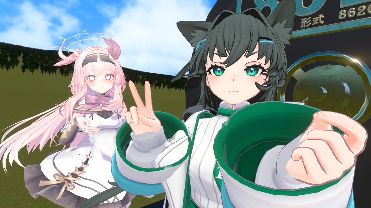 ganero17's tweet photo. 昨日の #VRChat
定例サバゲー #VSGF にお邪魔とシルちゃんの華麗な機関車運転に揺られてきました~
今日は休肝日&今日からまた出張です https://t.co/uO5OwAiZLz