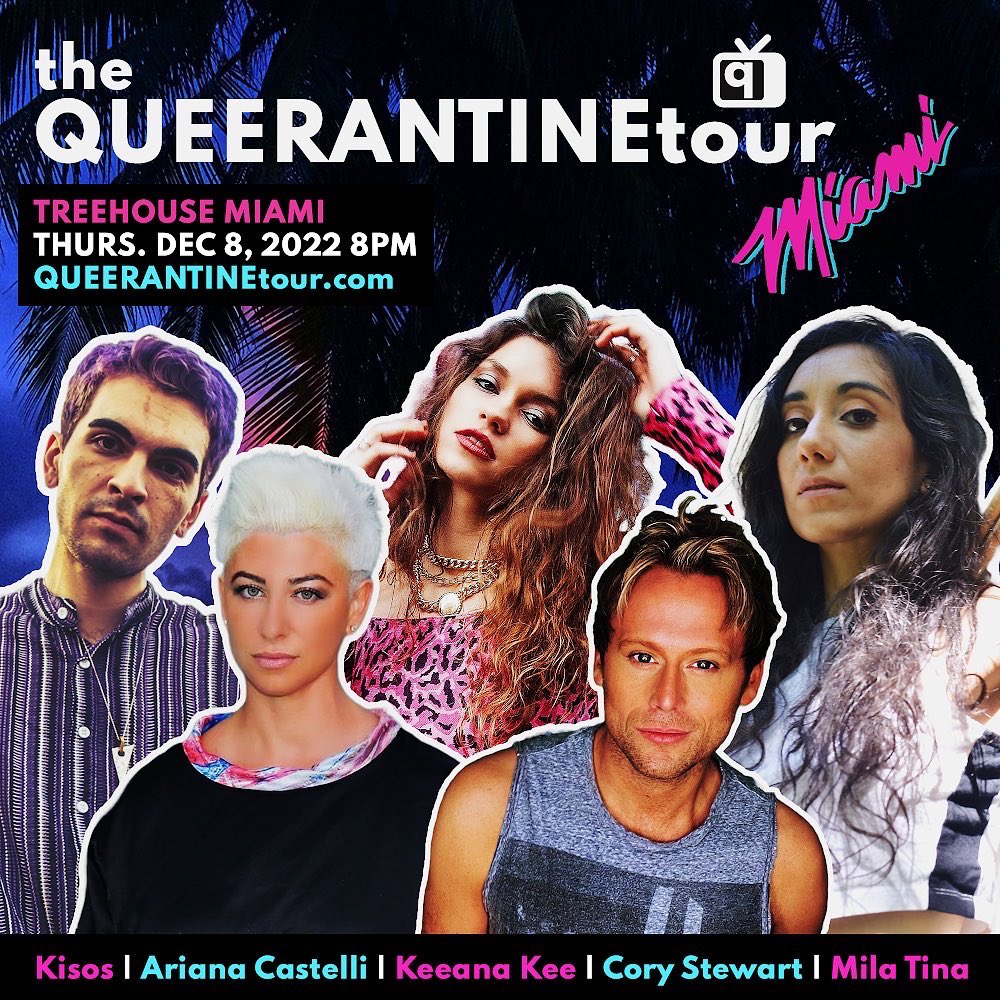 itsKisos's tweet photo. Y’all I am SO EXCITED to perform in Florida this December!! 

@coryjstewart and I planned two @QUEERANTINEshow dates, all LGBTQ+ lineups of course, and these performances are gonna pop OFFFF

I’ve missed that stage babaaay! 💃🏽

Get tix (&amp; merch!) now:
https://t.co/TpV120yFvI https://t.co/KuYuwo56u2