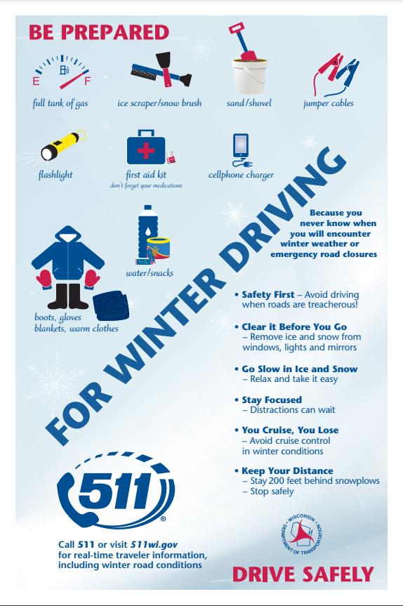 Rep. Beth Meyers (@beth_rep) on Twitter photo While many Wisconsinites have experience driving in winter conditions, there are some easy <a href="/WisconsinDOT/">Wisconsin DOT</a> tips you can follow to keep yourself prepared and make your drive safer.
Full post here: facebook.com/RepBethMeyers/… While many Wisconsinites have experience driving in winter conditions, there are some easy <a href="/WisconsinDOT/">Wisconsin DOT</a> tips you can follow to keep yourself prepared and make your drive safer.
Full post here: facebook.com/RepBethMeyers/…