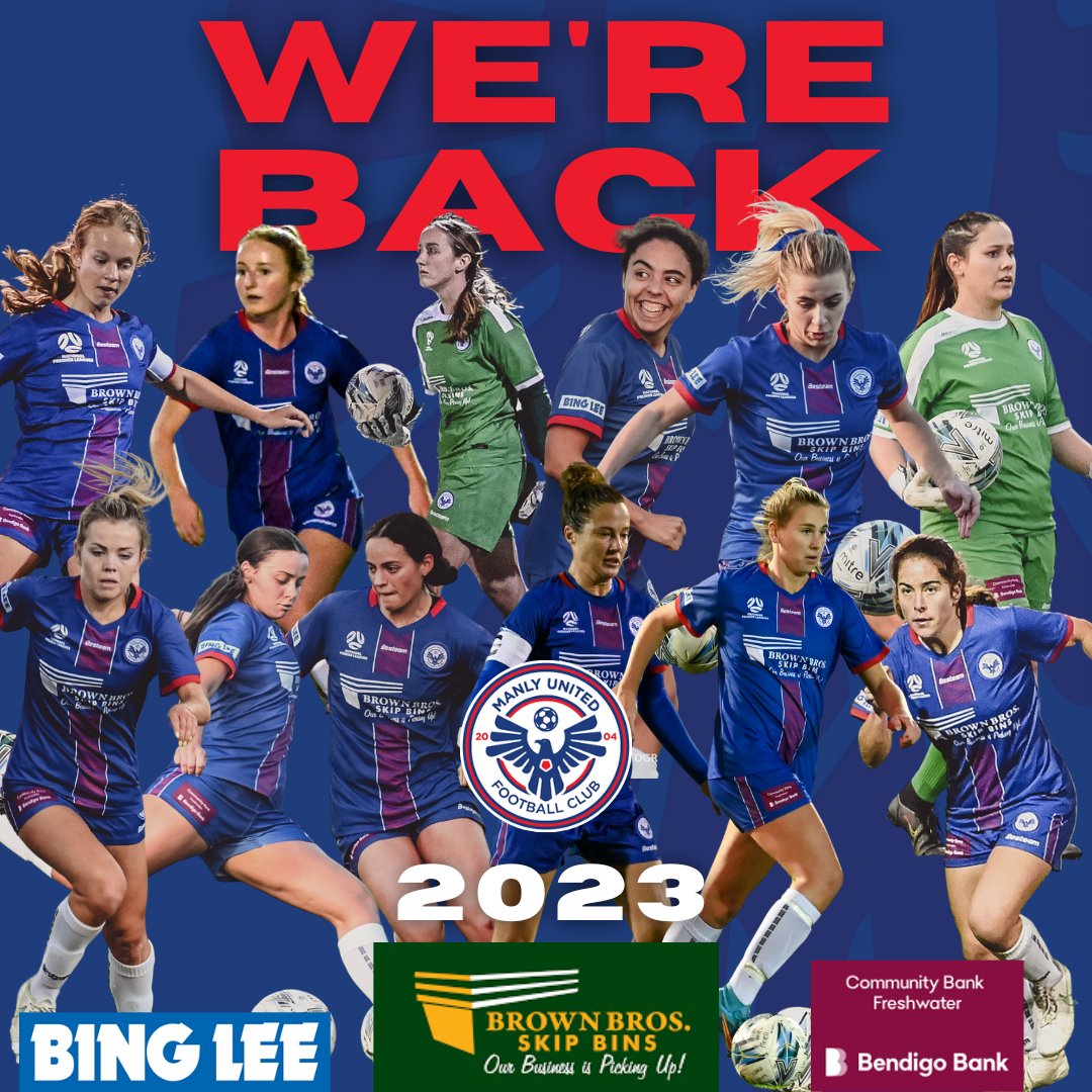 12 players return to Manly United for the 2023 season. 

Full story below 👇
manlyunitedfc.com.au/2022/11/09/man…

#WeAreManly ⚽️🦅🔵🔴