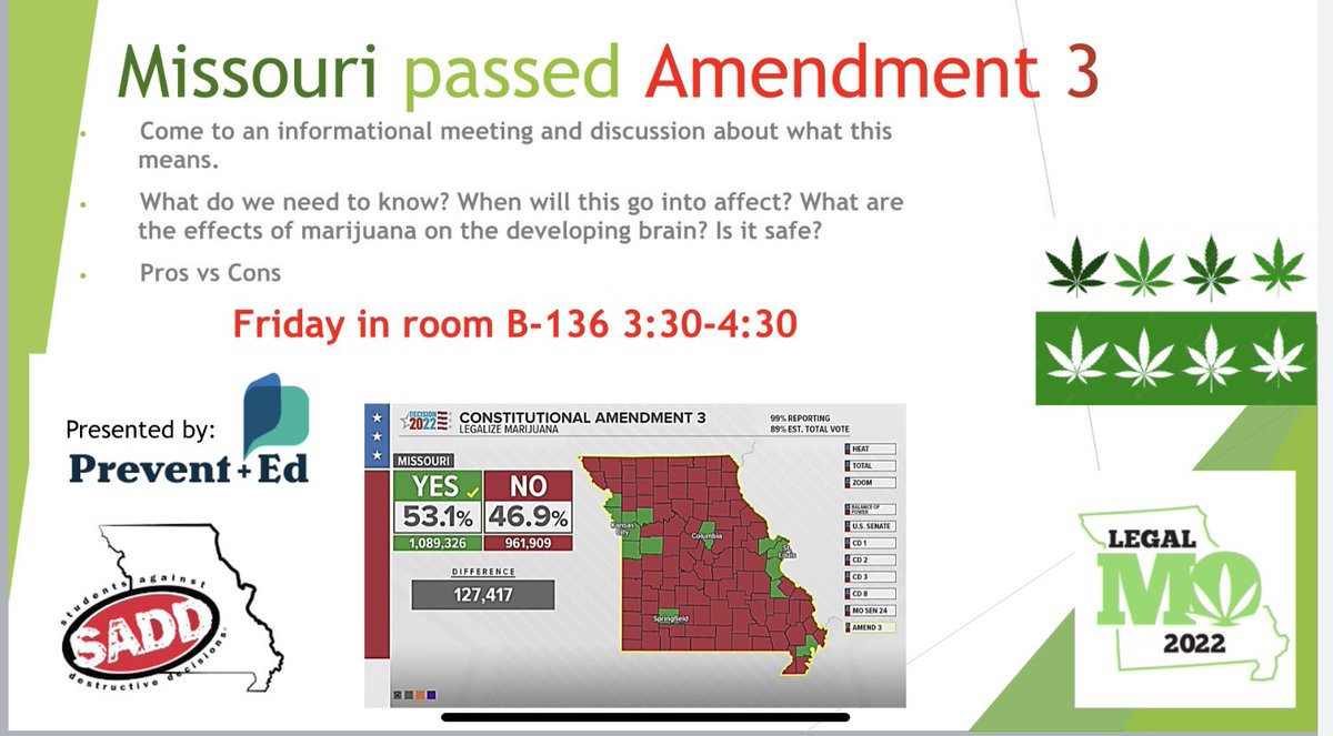 EurekaSadd's tweet photo. Come learn about the implications of Amendment 3, Friday 3:30-4:30. Open to all. https://t.co/g3A1HfUbSC