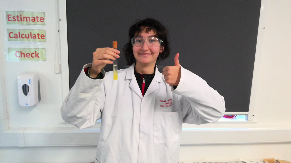 rscavan's tweet photo. Some great success today in chemistry class testing for anions. https://t.co/ZTfGdlNfOX