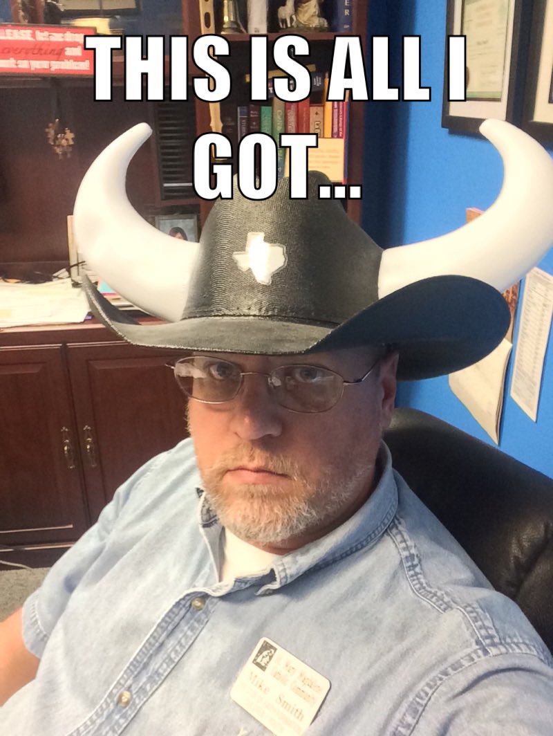 CatholicSmitty's tweet photo. I put on my thinking cap… but I got nothing!  What should I talk about at tonight’s “Bingo and Birthday” youth event (6pm in the Youth Room)?  Like 20 minutes… https://t.co/a3rJr8I4kC
