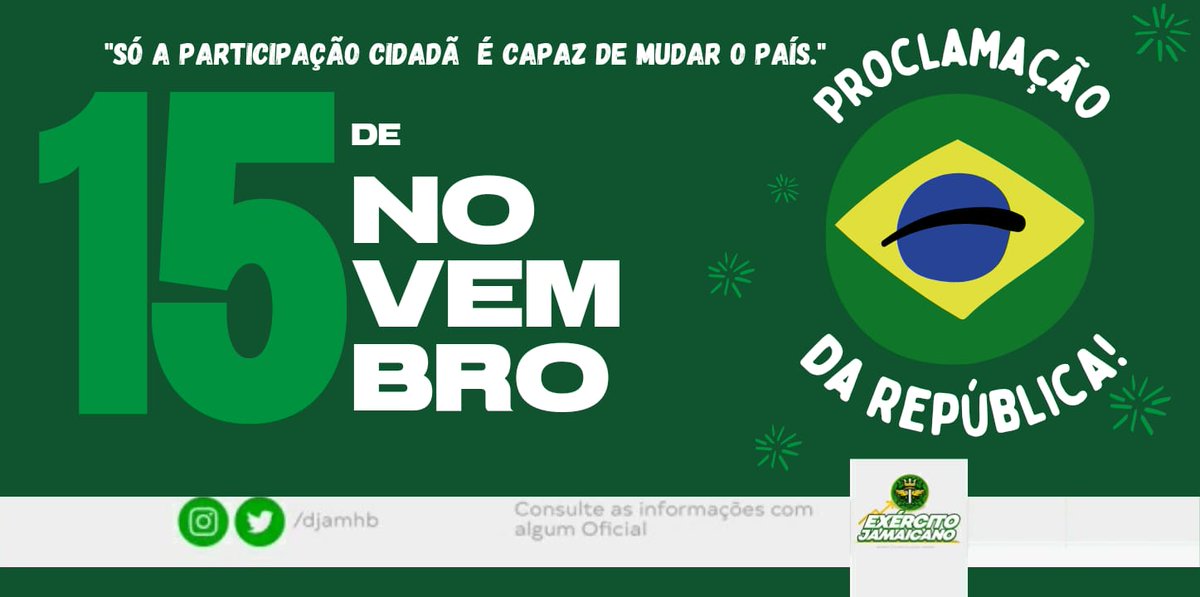 djamhb's tweet photo. A proclamação da república aconteceu em 15 de novembro de 1889 e resultou na derrubada da monarquia e na instauração da república no Brasil. Esse acontecimento foi resultado de um longo enfraquecimento que a monarquia enfrentou no Brasil a partir da década de 1870.  LIBERDADE! https://t.co/tYsVswo2jg