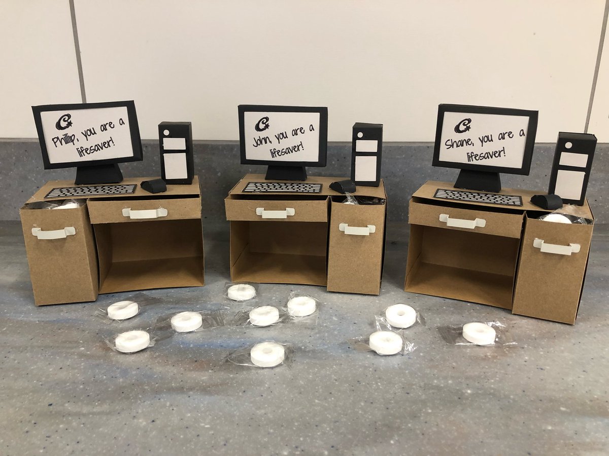 cce_media's tweet photo. The CCE tech team are “Life Savers” and make sure that @CCE_Comets students and teachers are able to access needed technology every day! Thank you!! https://t.co/xjVhmJ8Cw9