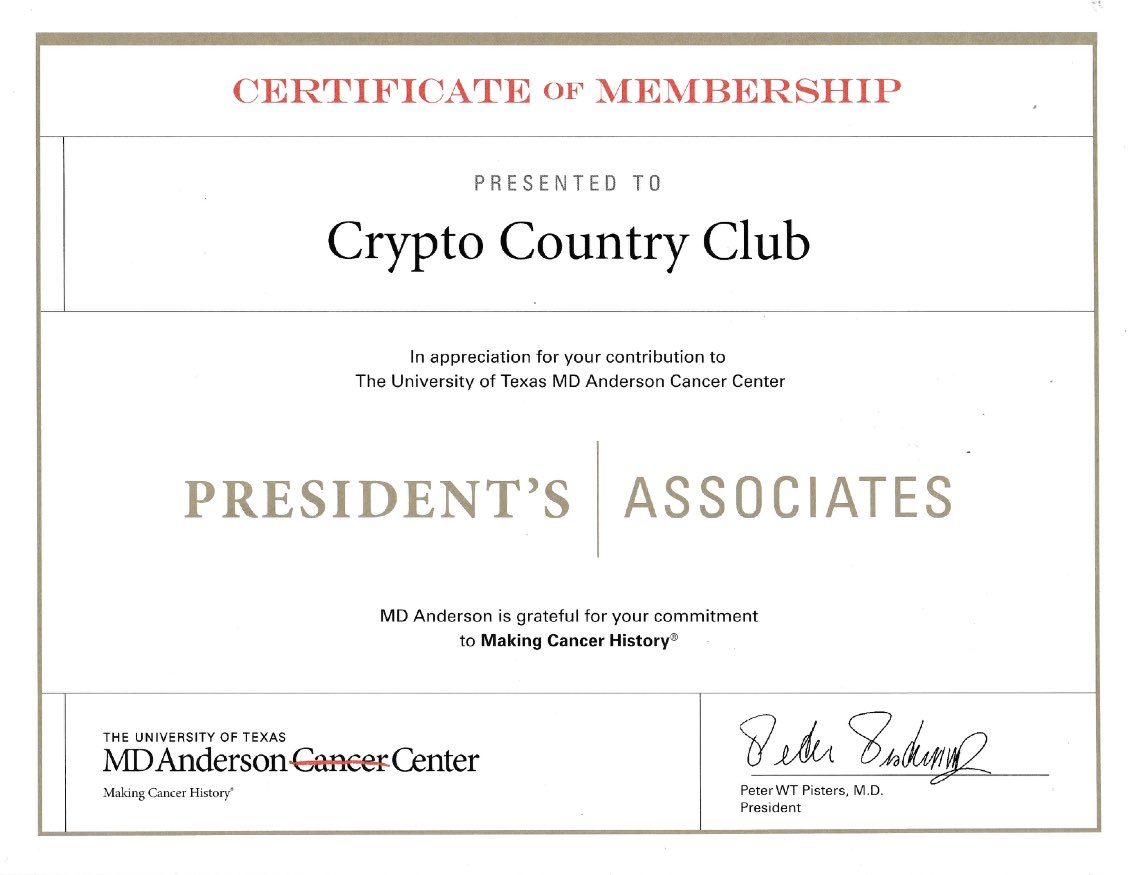 tattooguru88's tweet photo. Let’s go @CryptoCC_NFT Ambassador
🏌🏻‍♂️
Join us to today as we help @Joel_Dahmen &amp; @MDAndersonNews #EndCancer
💜
#NFTCommunity #CharityDigital #LetsGo https://t.co/S2Wveun7cm