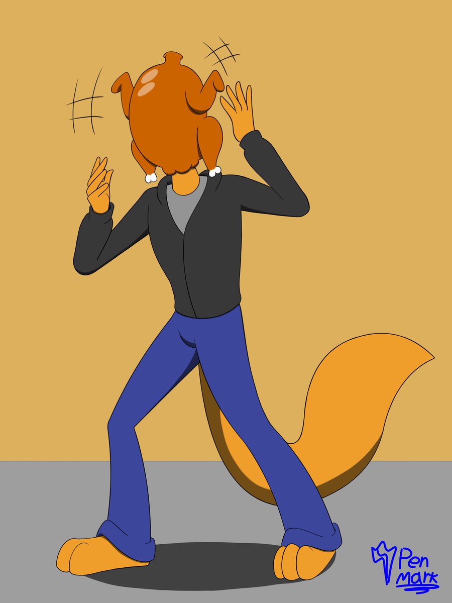Penmark23's tweet photo. Turkey head Pen
Pen finds himself stuck in a turkey hope he can get out before Thanksgiving
Hope you guys like this little picture X3
#Headstuck #mink #turkey #cartoon #furry https://t.co/T9TSXzZQa3