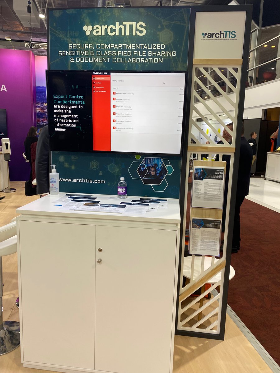 arch_tis's tweet photo. Visit the @arch_tis at #MiLCIS today on Stand #49. We'll be showcasing our Kojensi and NC Protect information security platforms to protect sensitive and classified data across #Defence and the supply chain. Ask about our new Export Control capability!
#infosec #datasecurity https://t.co/kO8W5eDSzK