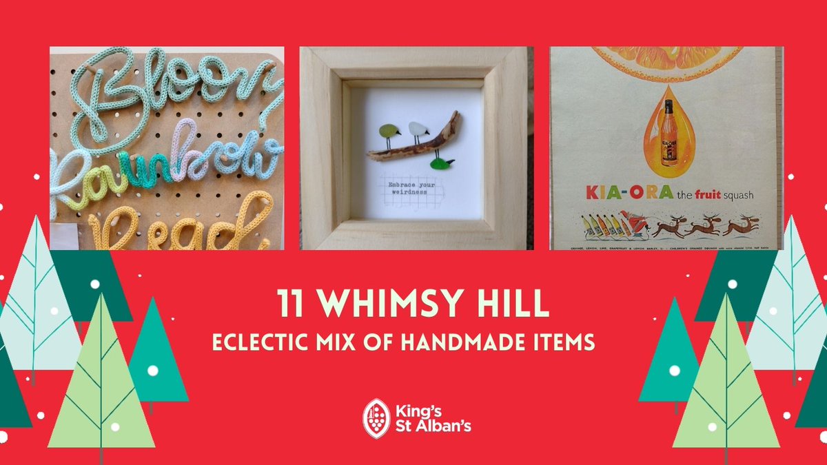 KSAPSG_'s tweet photo. STALLHOLDER REVEAL ...

There is less than a week to go until our Christmas Market and we are very excited to be welcome 11 Whimsy Hill with an eclectic mix of handmade delights perfect for Christmas gifts!

#christmasmarket #prepschool #worcestershire #festivespirit🎄 https://t.co/ndinHcfhRP