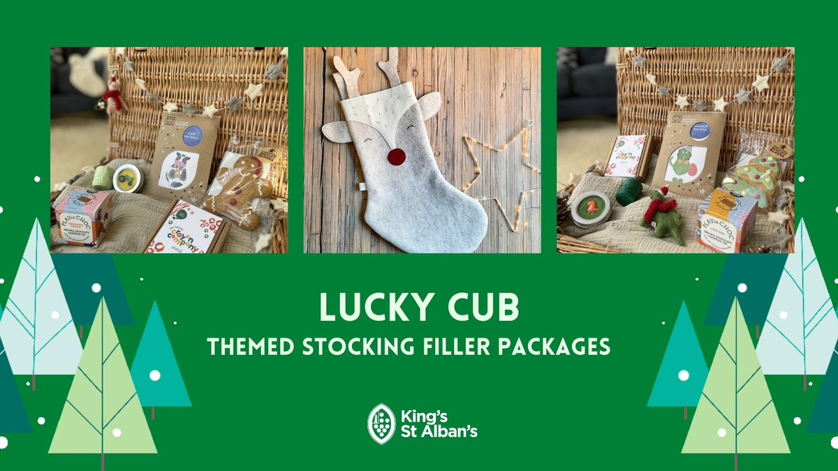 KSAPSG_'s tweet photo. STALLHOLDER REVEAL ...

Stuck for stocking fillers? Let My Lucky Cub take care of you with themed stocking filler packages bound to amaze any little one on Christmas morning!

#christmasstockings #christmasmarket #prepschool #worcestershire https://t.co/gURrpn2pJh