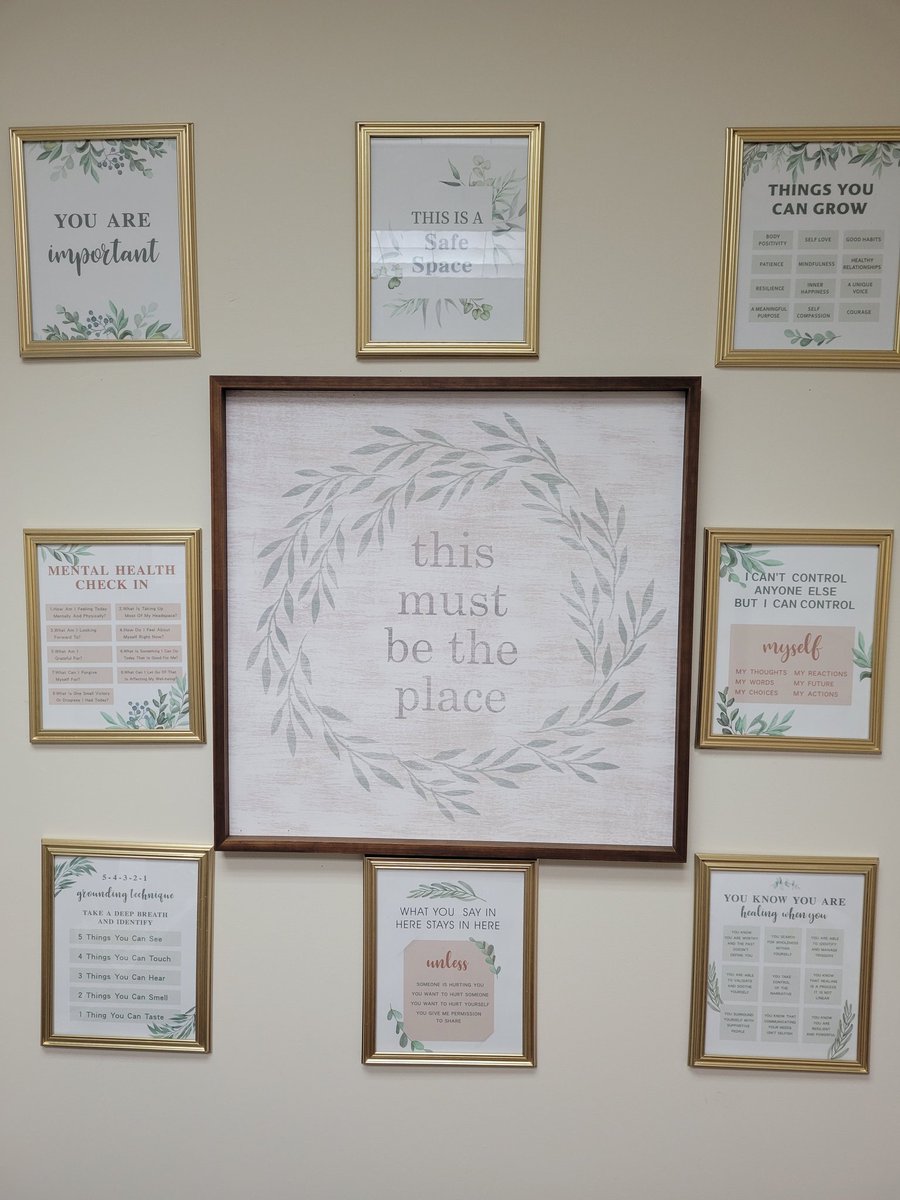 MWill3654's tweet photo. Just another day in the office. Reminding students that it's ok to NOT be ok, but find a safe place to talk about it. #MentalHealth #MentalHealthMatters https://t.co/a6l0GqfmBW