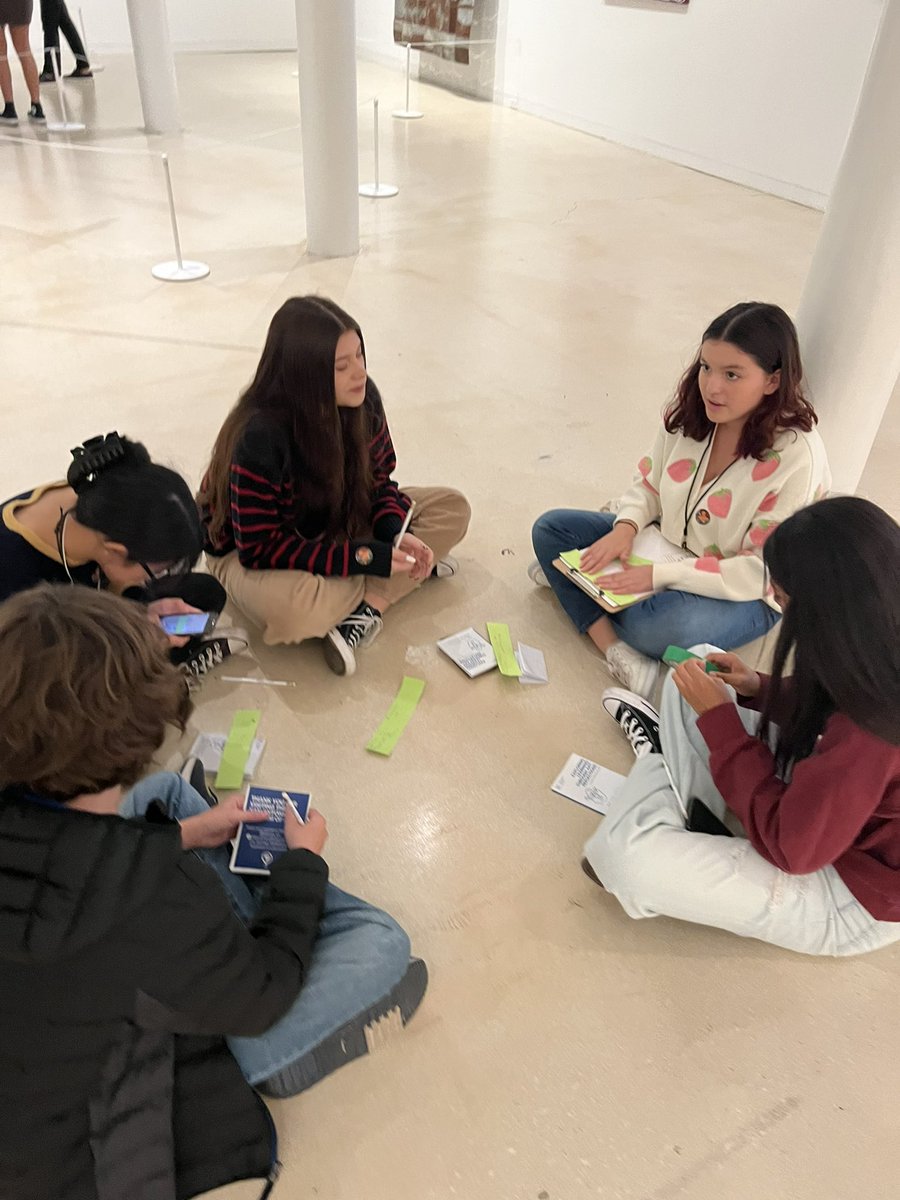 TheGiftedGatos's tweet photo. Loved watching our @NISDGTAA students be completely engaged in their three breakout sessions at @SAMAart today! A great celebration of minds! @NISDSotomayor @RootEdSA #JoinGT https://t.co/GFmKAeqC7f