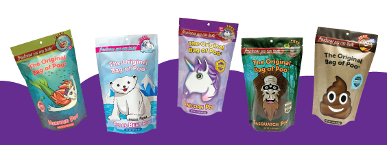 OriginalPooBag's tweet photo. The Perfect Holiday Gift! "The Original Bag of Poo®" - Great for a stocking stuffer. Yum...Give some! Go to https://t.co/WwAUZmsrcq https://t.co/q00gYVUQbY