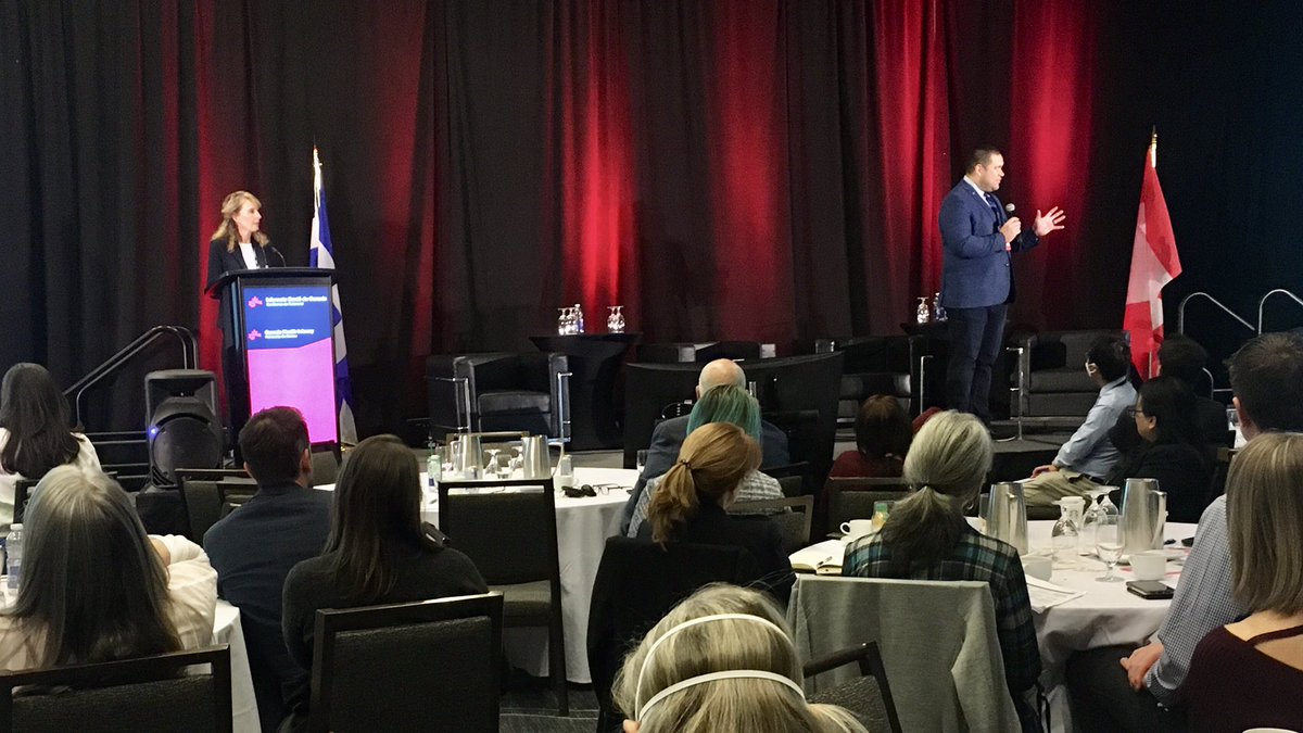 Amazing keynote from Dr. <a href="/AlikaMD/">Dr. Alika Lafontaine MD</a> Lafontaine - President, <a href="/CMA_Docs/">Canadian Medical Association</a> 💬 “Systems can change because people can change; all meaningful system changes become social movements.”

<a href="/Infoway/">Infoway</a> <a href="/InforouteSante/">Inforoute</a> #ThinkDigitalHealth