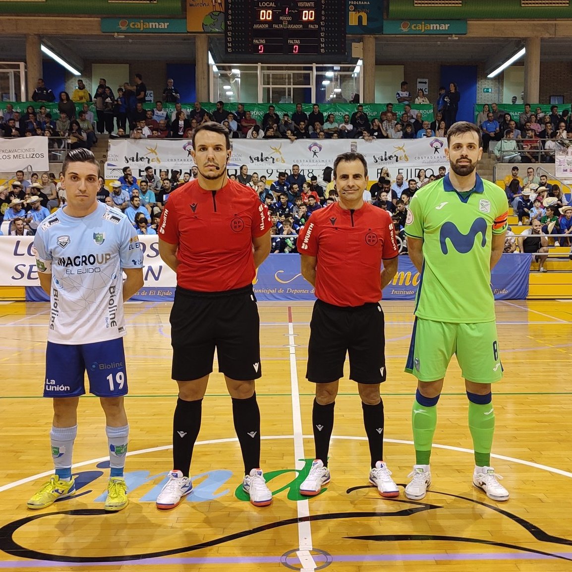 🏆 Copa del Rey

👥 Manuel Barrilero / Carlos Bustos 
<a href="/RFAF_Arbitros/">RFAF - Comité de Árbitros</a>

<a href="/CDElEjidoFutsal/">CD EL EJIDO FUTSAL</a> vs <a href="/InterMovistar/">Movistar Inter FS</a>

📸 <a href="/CDElEjidoFutsal/">CD EL EJIDO FUTSAL</a>

#futsal #aretofutbola #futsalreferee #referee #ctafs #arbitro #elejido #quenotelocuenten #cogafs