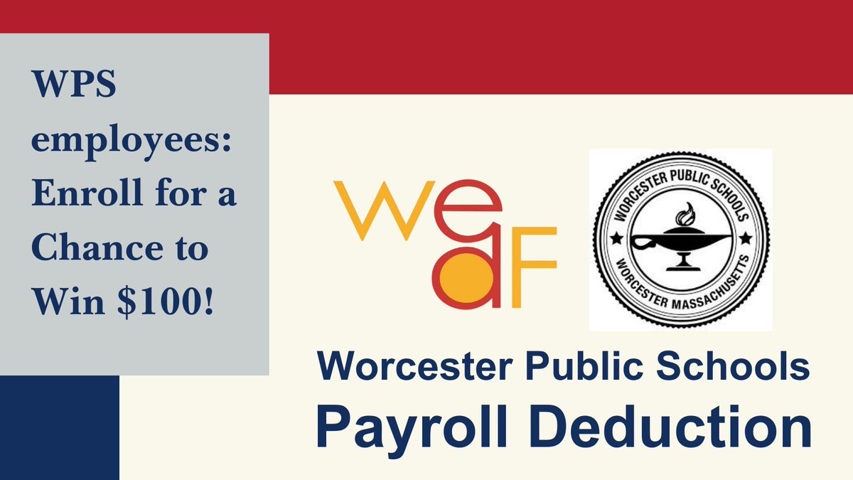 WEDFwps's tweet photo. WPS Employees: Did you know that you can donate to WEDF through payroll deduction? Employees who are currently enrolled, or sign up by December 2nd, 2022 will be entered for a chance to win $100! 
Learn more and sign up here: https://t.co/9Ri54u0fen https://t.co/pZZ7Dfezks