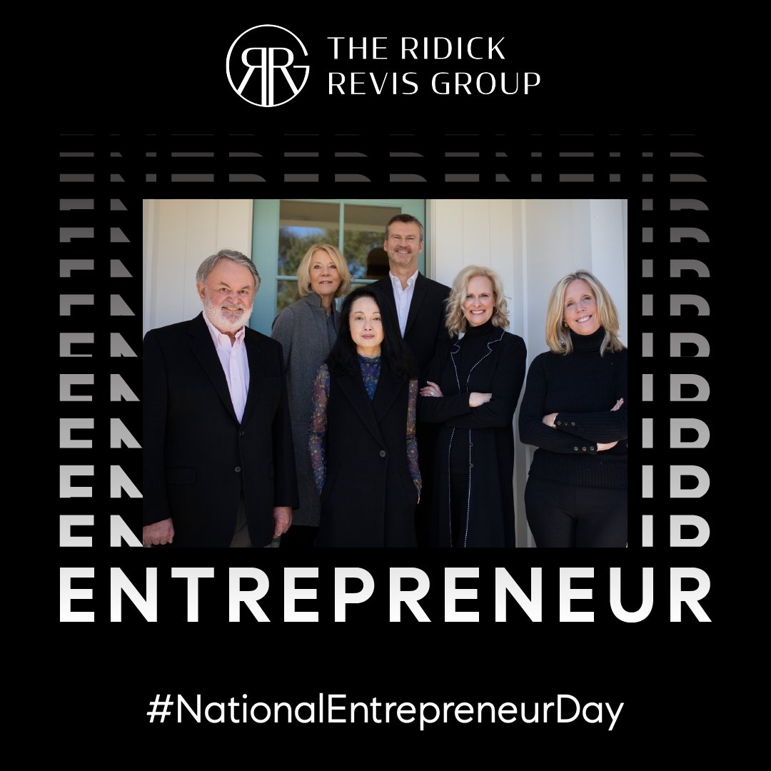 SueRevisRE's tweet photo. Happy National Entrepreneur Day! 

Driven by uncompromising standards and dedication to client care, The Ridick Revis Group is a powerhouse team whose sum is truly greater than its parts. 

#NationalEntrepreneurDay #ridickrevisgroup #clientcare #entrepreneurs #powerhouseteam https://t.co/Jw3qNIU30F