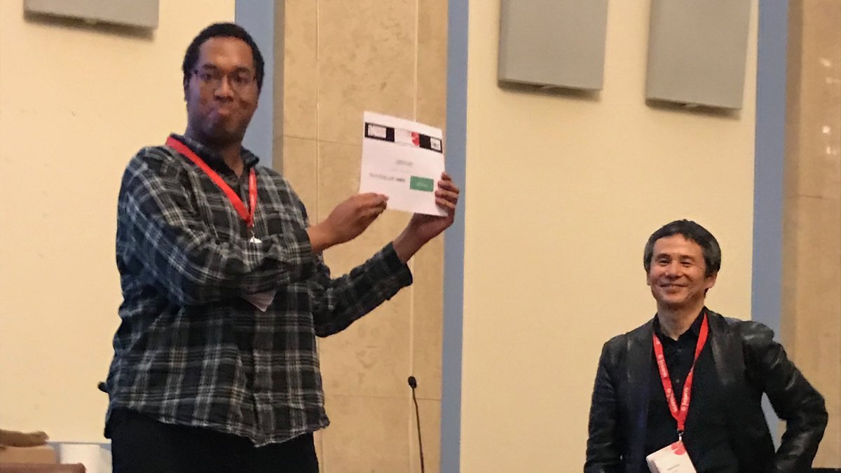 Congratulations to our 2 poster Prize laureates:
Yuki S. KOGURE 
Benoît BOULOUDI
And to our 2 Best Talk Prize Laureates:
Yuuki ISHITA
Gilles DUPOUY
Thanks to the generosity of sponsors <a href="/the_Node/">the Node</a> <a href="/sfbd_biodev/">SFBD-BioDev</a>  
#NewFrontiersDevBio