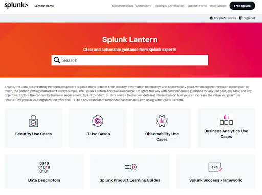 splunk's tweet image. Getting a Splunk expert opinion is now as easy as 1-2-3. You read that right — we’ve released a new live chat tool on Splunk Lantern to help you get the Splunk advice you need, whenever you need it. See for yourself here: splk.it/3AFSt1J #TurnDataIntoDoing