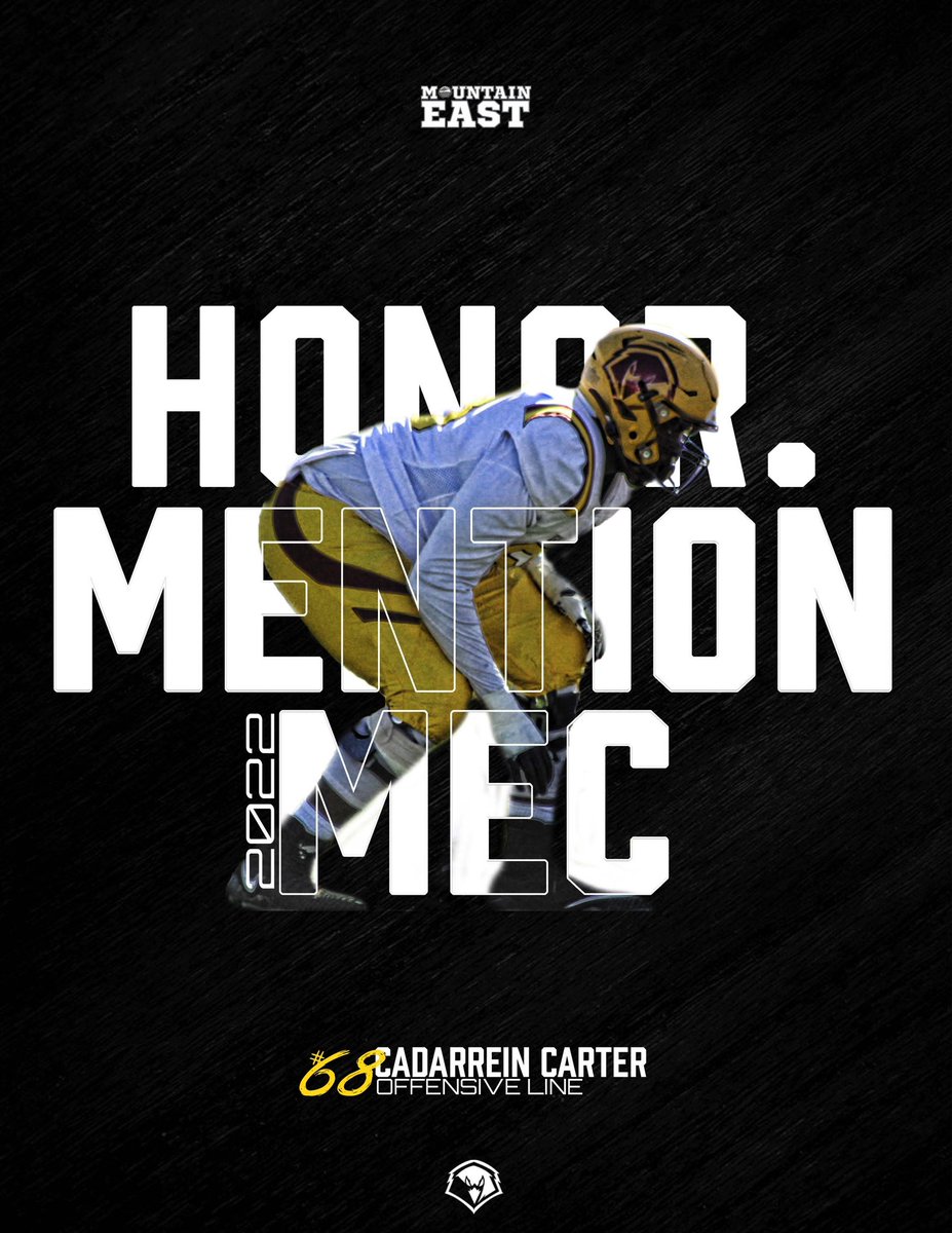 Honorable Mention All MEC 🗣️

<a href="/CaDarrein/">THE CaDarrein Carter</a> #WE